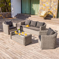 Outdoor Rattan Sofa Set – Waterproof & Sun-Resistant Garden Furniture